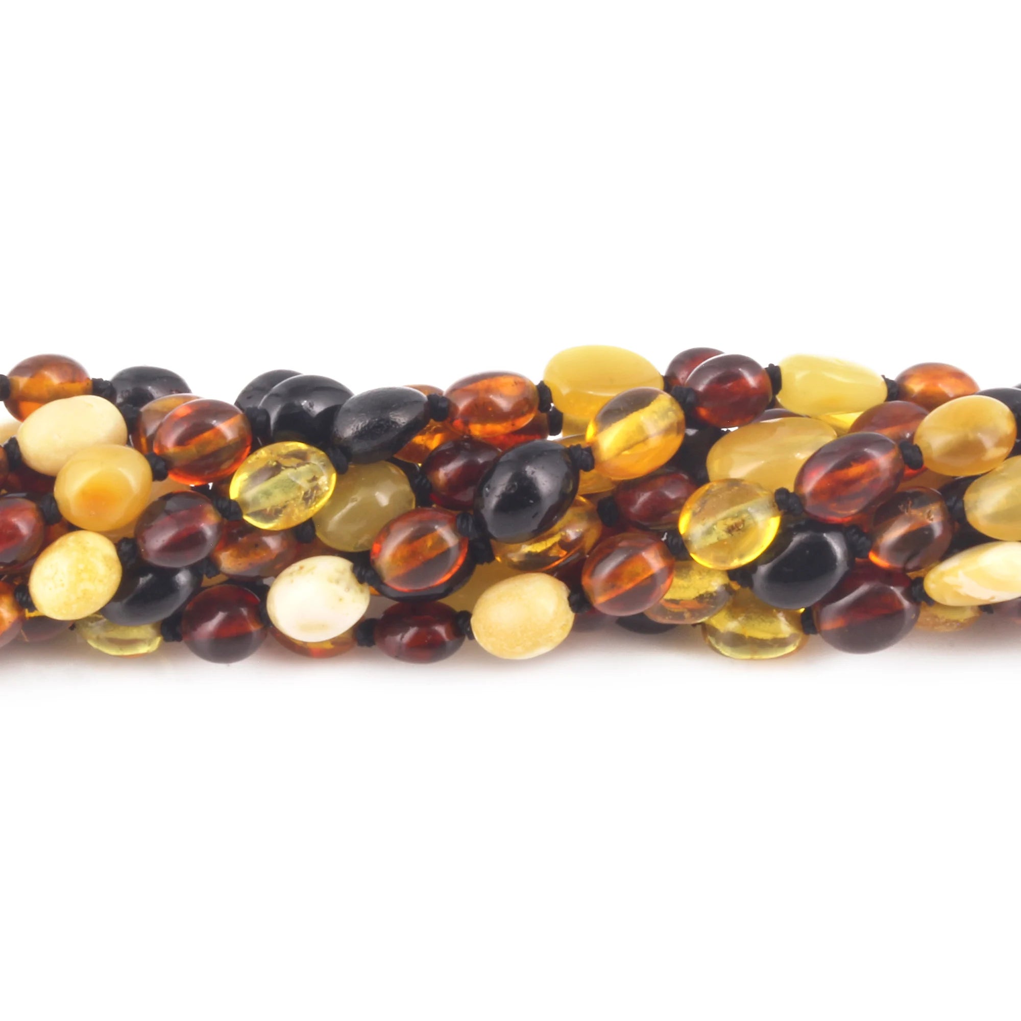 BALTIC AMBER ADULT NECKLACES LOT OF 10pcs - OLIVE. XO54M2