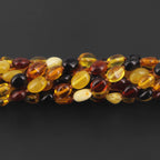 BALTIC AMBER ADULT NECKLACES LOT OF 10pcs - OLIVE. XO75M