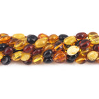 BALTIC AMBER ADULT NECKLACES LOT OF 10pcs - OLIVE. XO75M