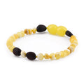 BALTIC AMBER BABY TEETHING BRACELETS LOT OF 10pcs - BAROQUE. CE150