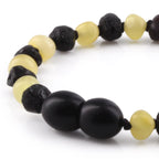 BALTIC AMBER BABY TEETHING BRACELETS LOT OF 10pcs - BAROQUE. CE168