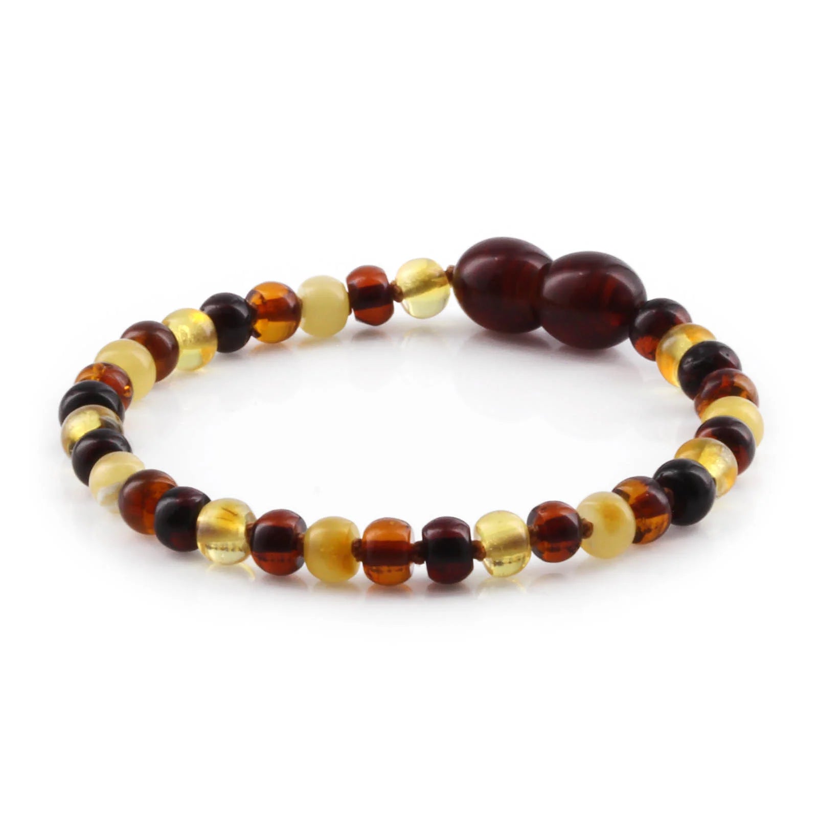 BALTIC AMBER BABY TEETHING BRACELETS LOT OF 10pcs - TABLET. CLE5