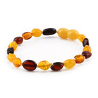 BALTIC AMBER BABY TEETHING BRACELETS LOT OF 10pcs - OLIVE. AS13