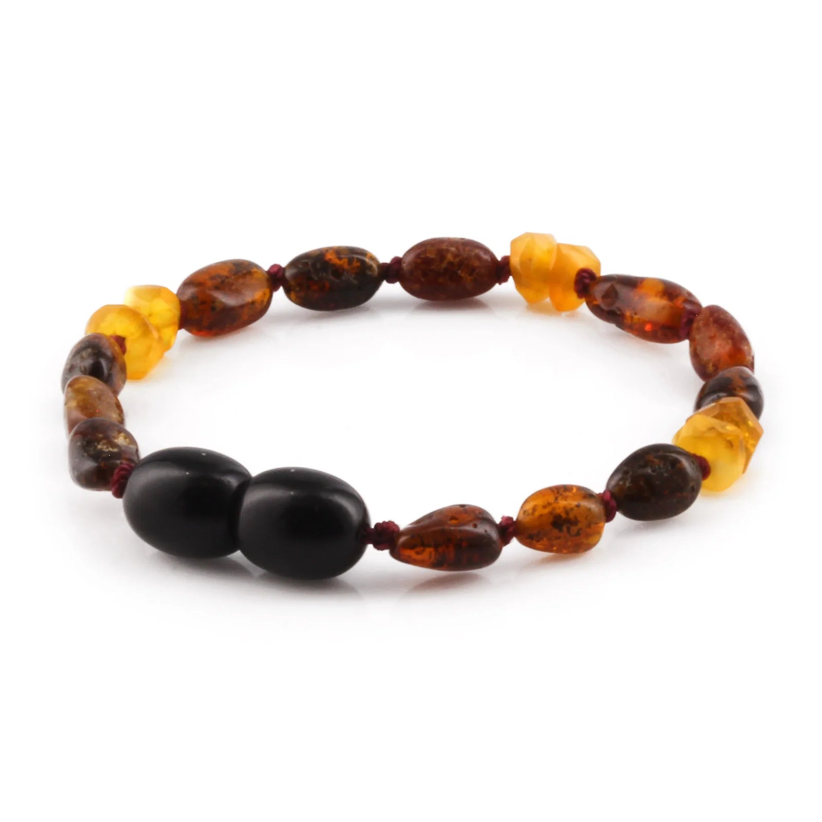 BALTIC AMBER BABY TEETHING BRACELETS LOT OF 10pcs - Olive. CE81