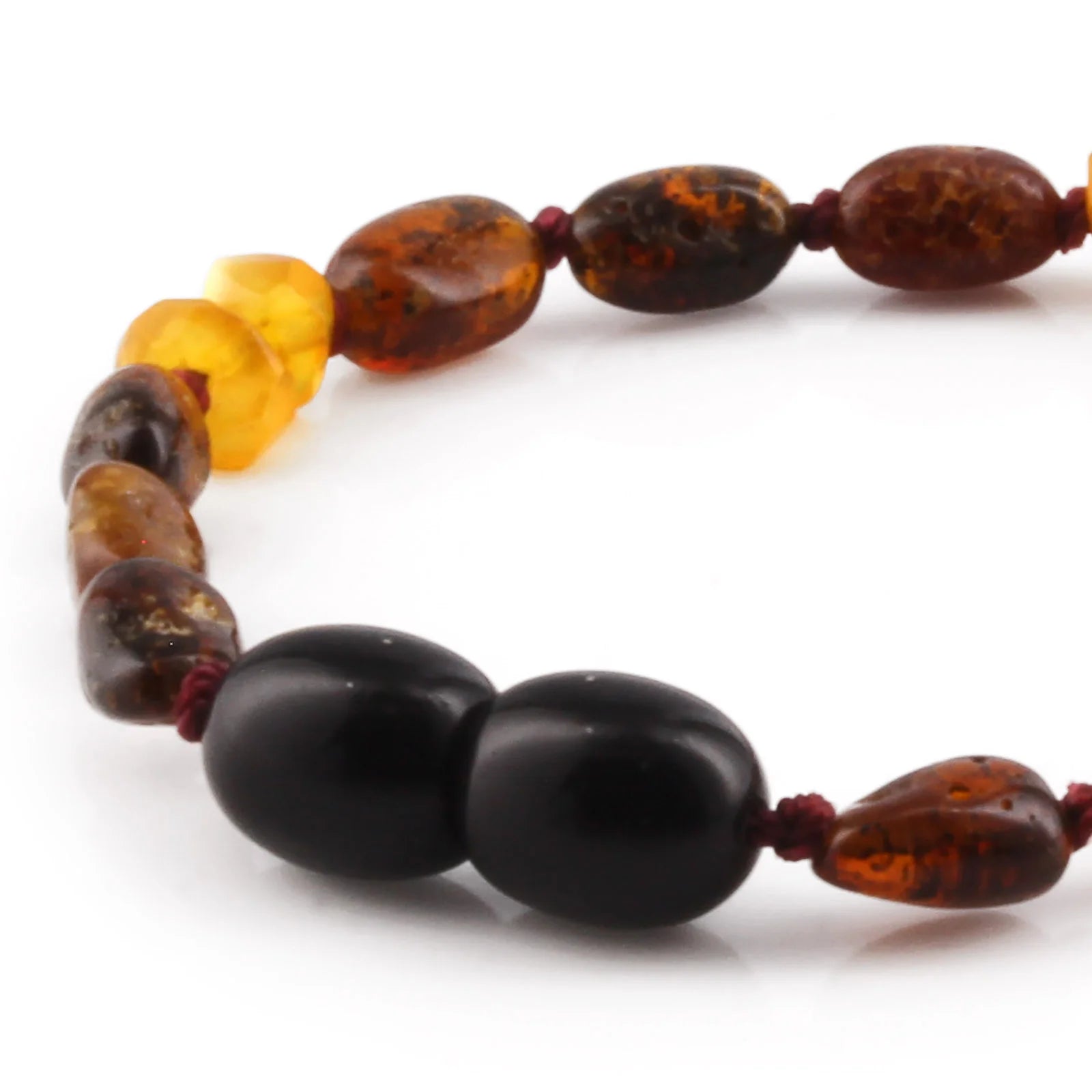BALTIC AMBER BABY TEETHING BRACELETS LOT OF 10pcs - Olive. CE81