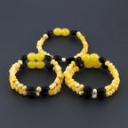 BALTIC AMBER BABY TEETHING BRACELETS LOT OF 10pcs - BAROQUE. CE150