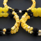 BALTIC AMBER BABY TEETHING BRACELETS LOT OF 10pcs - BAROQUE. CE150