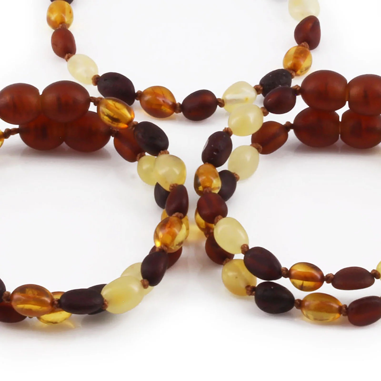 BALTIC AMBER BABY TEETHING BRACELETS LOT OF 10pcs - OLIVE. BE240