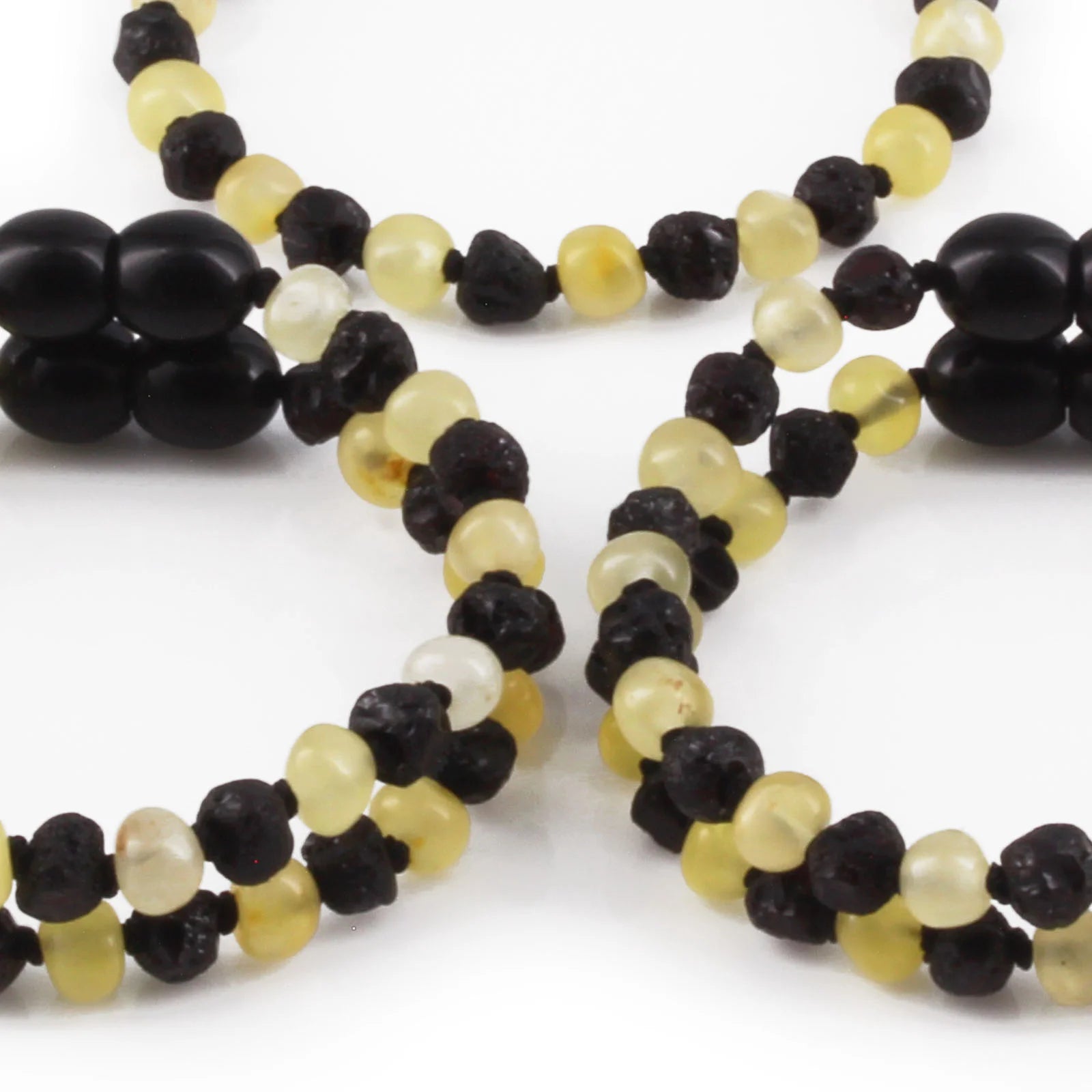 BALTIC AMBER BABY TEETHING BRACELETS LOT OF 10pcs - BAROQUE. CE168