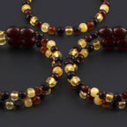 BALTIC AMBER BABY TEETHING BRACELETS LOT OF 10pcs - TABLET. CLE5