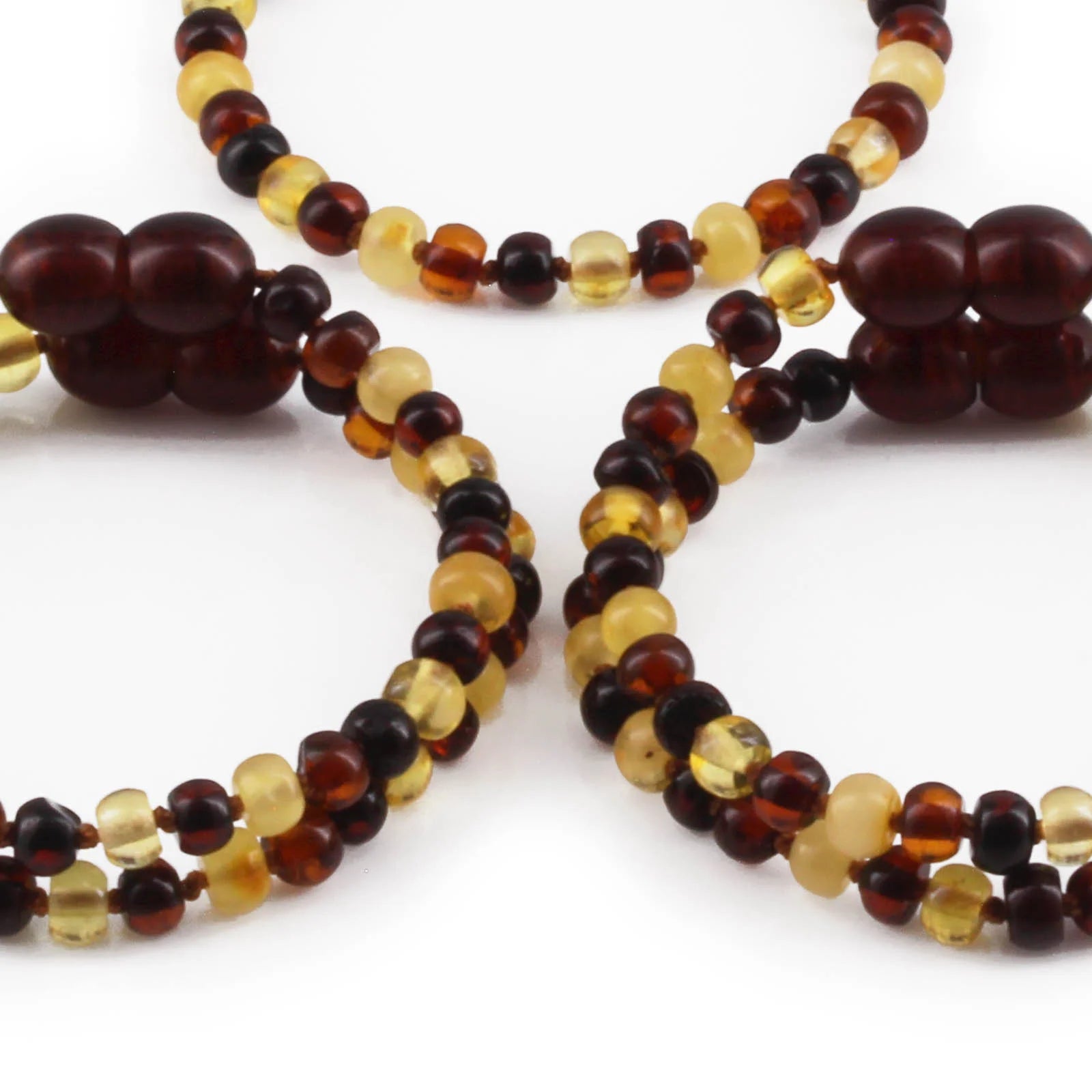 BALTIC AMBER BABY TEETHING BRACELETS LOT OF 10pcs - TABLET. CLE5