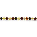 BALTIC AMBER BABY TEETHING BRACELETS LOT OF 10pcs - BAROQUE. XB54M1C