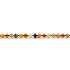 Baltic Amber Baby Teething Bracelet Baroque Multicolor Glossy Finish - Wholesale Lot of 10pcs - 14cm / 5.5in - LE523