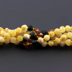 BALTIC AMBER BABY TEETHING NECKLACES LOT OF 10pcs - BAROQUE. BE221