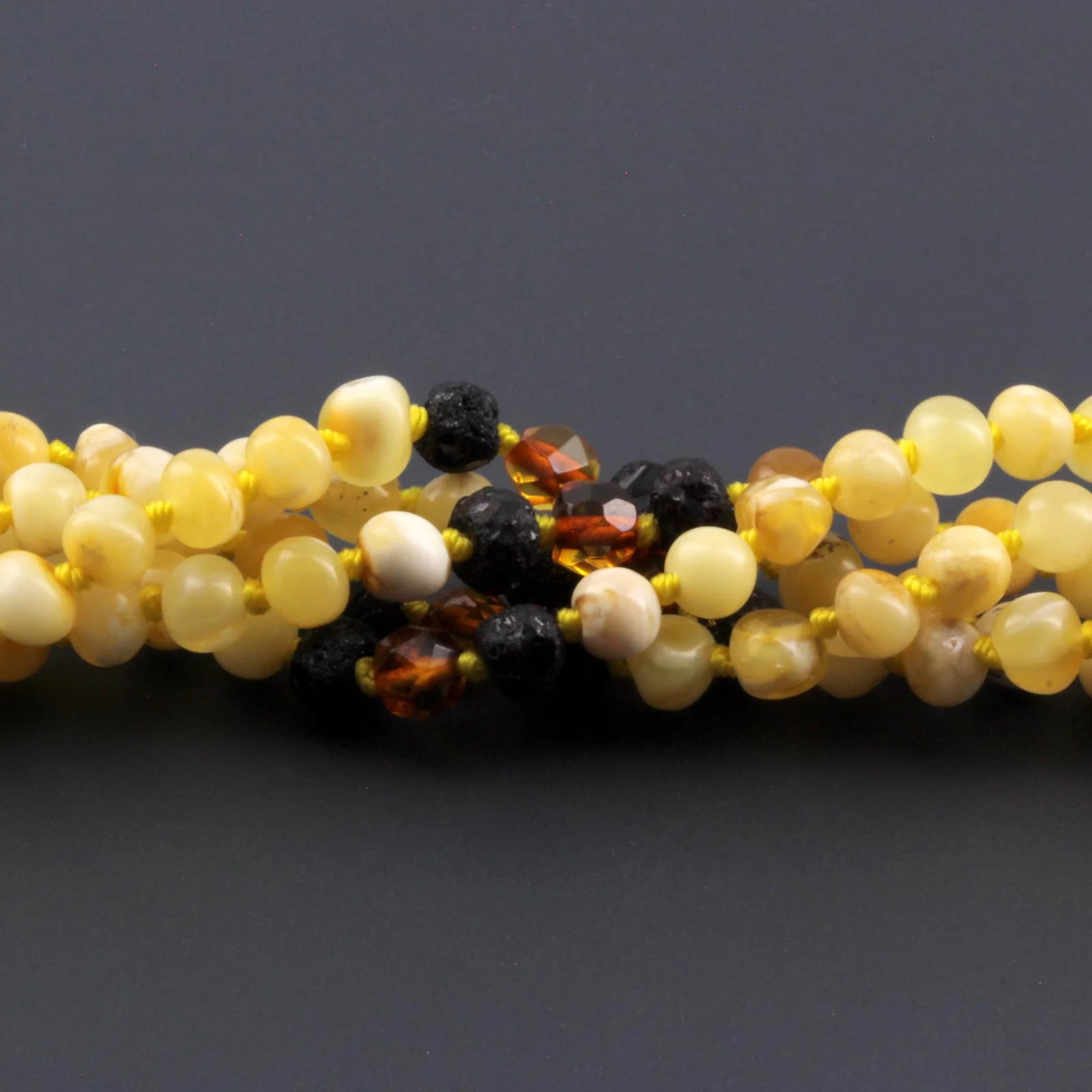 BALTIC AMBER BABY TEETHING NECKLACES LOT OF 10pcs - BAROQUE. BE221