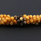 BALTIC AMBER BABY TEETHING NECKLACES LOT OF 10pcs - BAROQUE. BE224