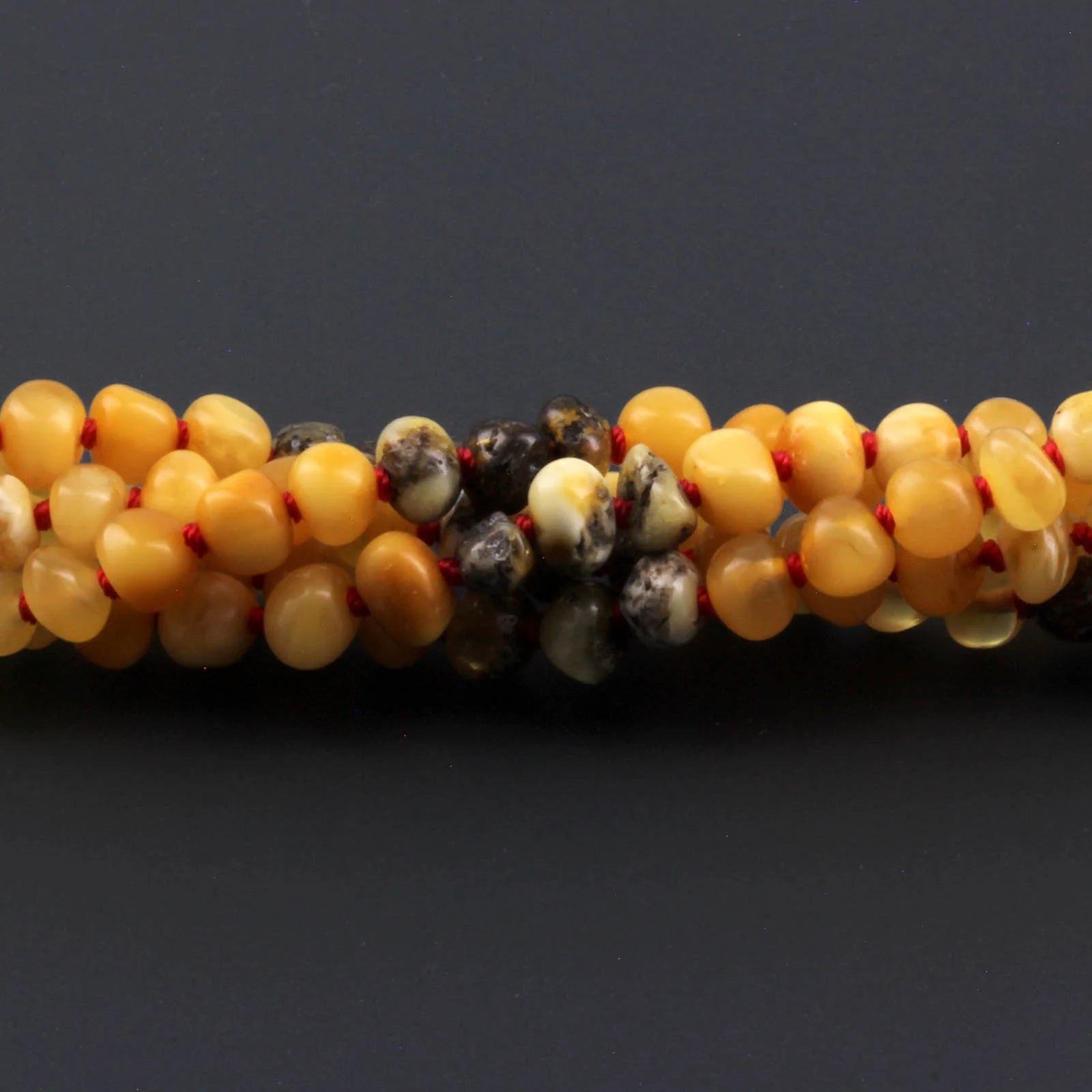 BALTIC AMBER BABY TEETHING NECKLACES LOT OF 10pcs - BAROQUE. BE224