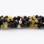 Baltic Amber Baby Teething Necklace Baroque Multicolor Glossy Finish - Wholesale Lot of 10pcs - 32cm / 12.6in - CE164