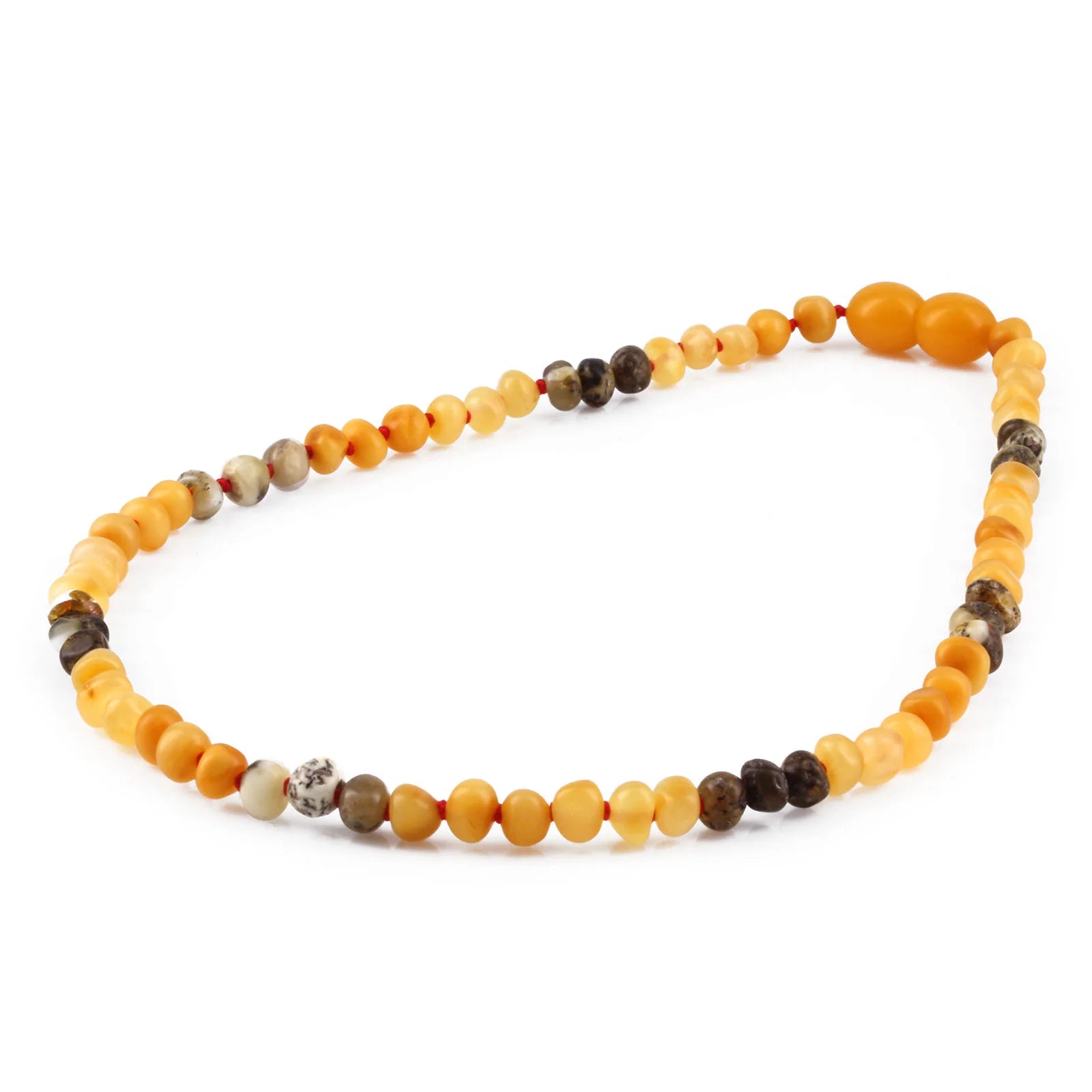 BALTIC AMBER BABY TEETHING NECKLACES LOT OF 10pcs - BAROQUE. BE224