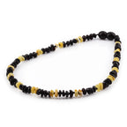 BALTIC AMBER BABY TEETHING NECKLACES LOT OF 10pcs - ROUNDEL. AS85