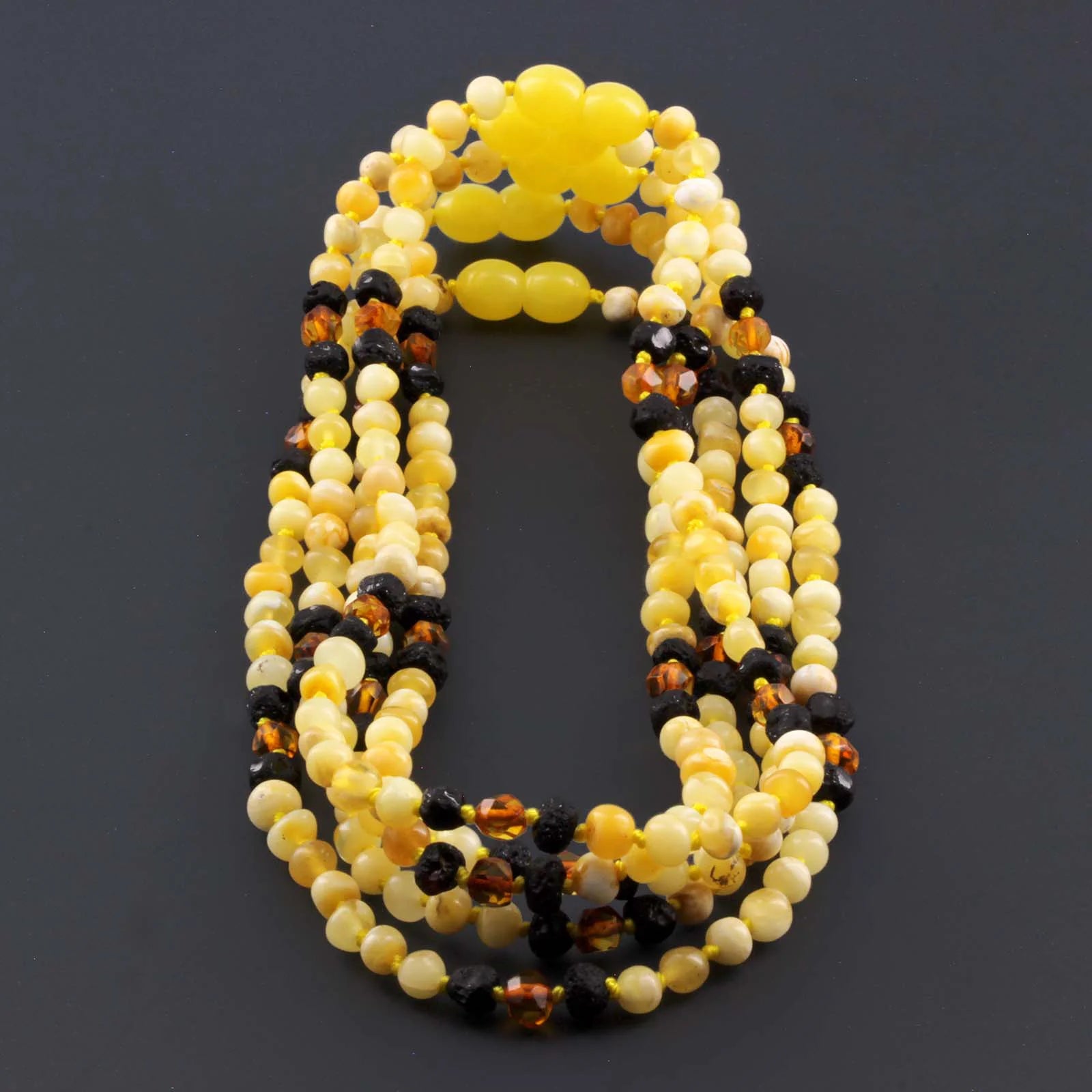 BALTIC AMBER BABY TEETHING NECKLACES LOT OF 10pcs - BAROQUE. BE221