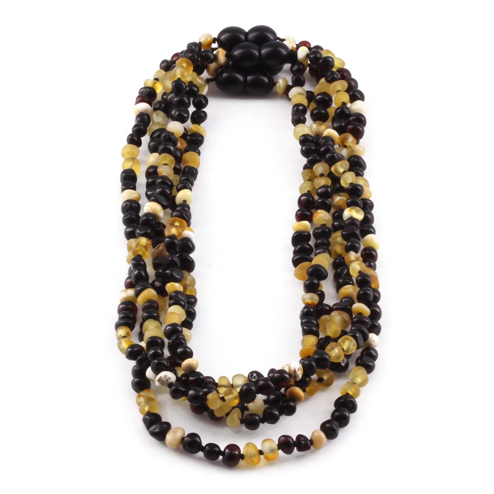 BALTIC AMBER BABY TEETHING NECKLACES LOT OF 10pcs - BAROQUE. CE164