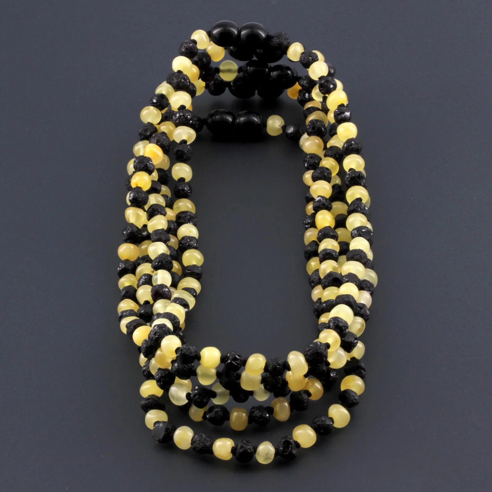 BALTIC AMBER BABY TEETHING NECKLACES LOT OF 10pcs - BAROQUE. CE168