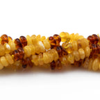 BALTIC AMBER JUNIOR NECKLACES LOT OF 10pcs - ROUNDEL. BJN35