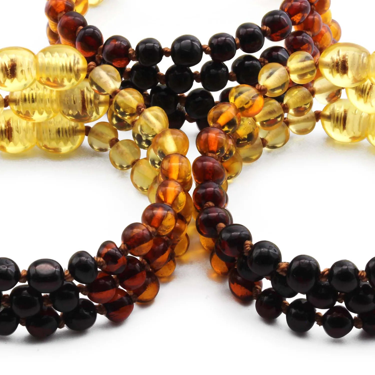 rainbow-color-amber-beads-bracelets