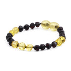 BALTIC AMBER BABY TEETHING BRACELETS LOT OF 10pcs - BAROQUE. LE386
