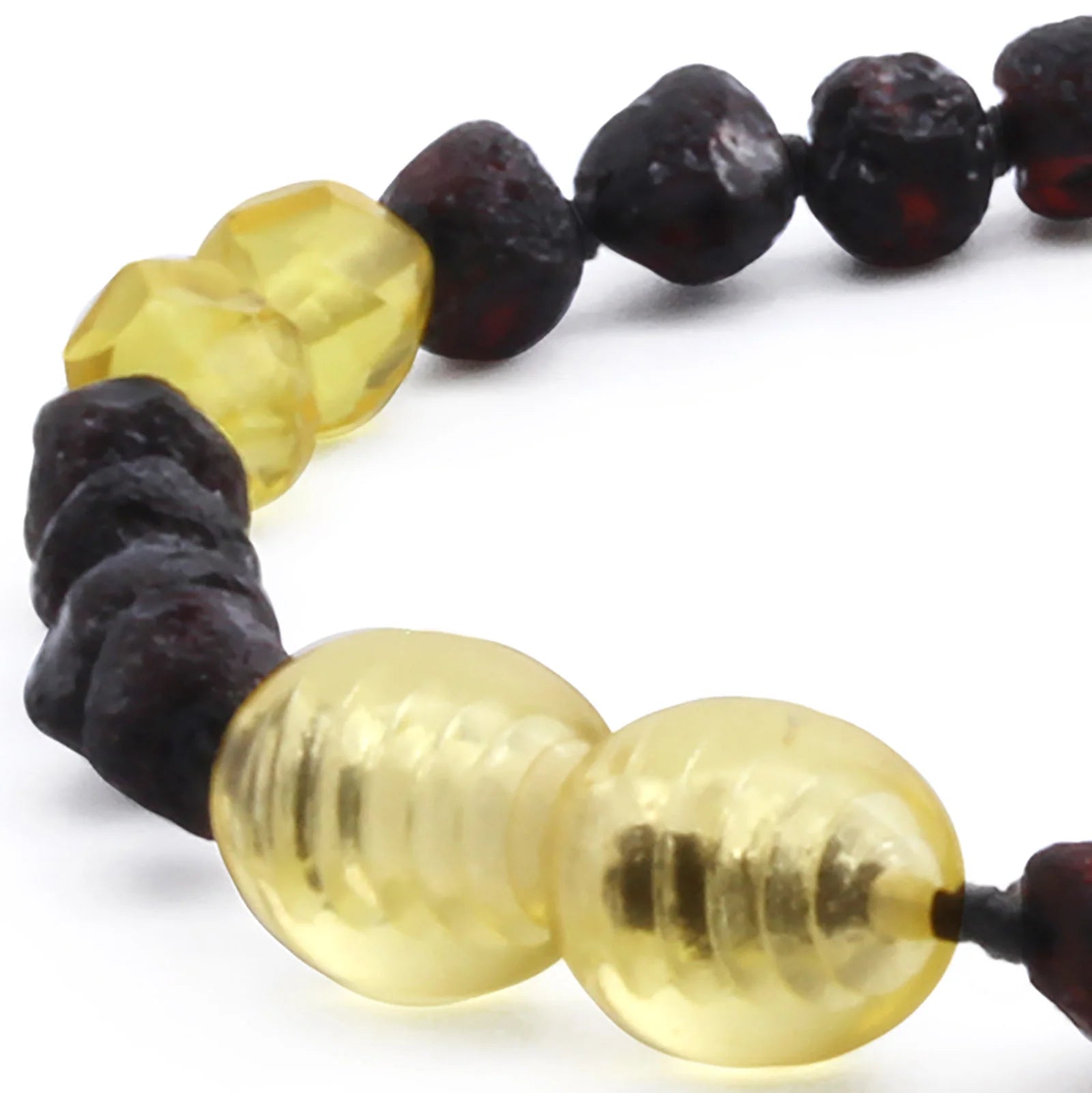 BALTIC AMBER BABY TEETHING BRACELETS LOT OF 10pcs - BAROQUE. LE386