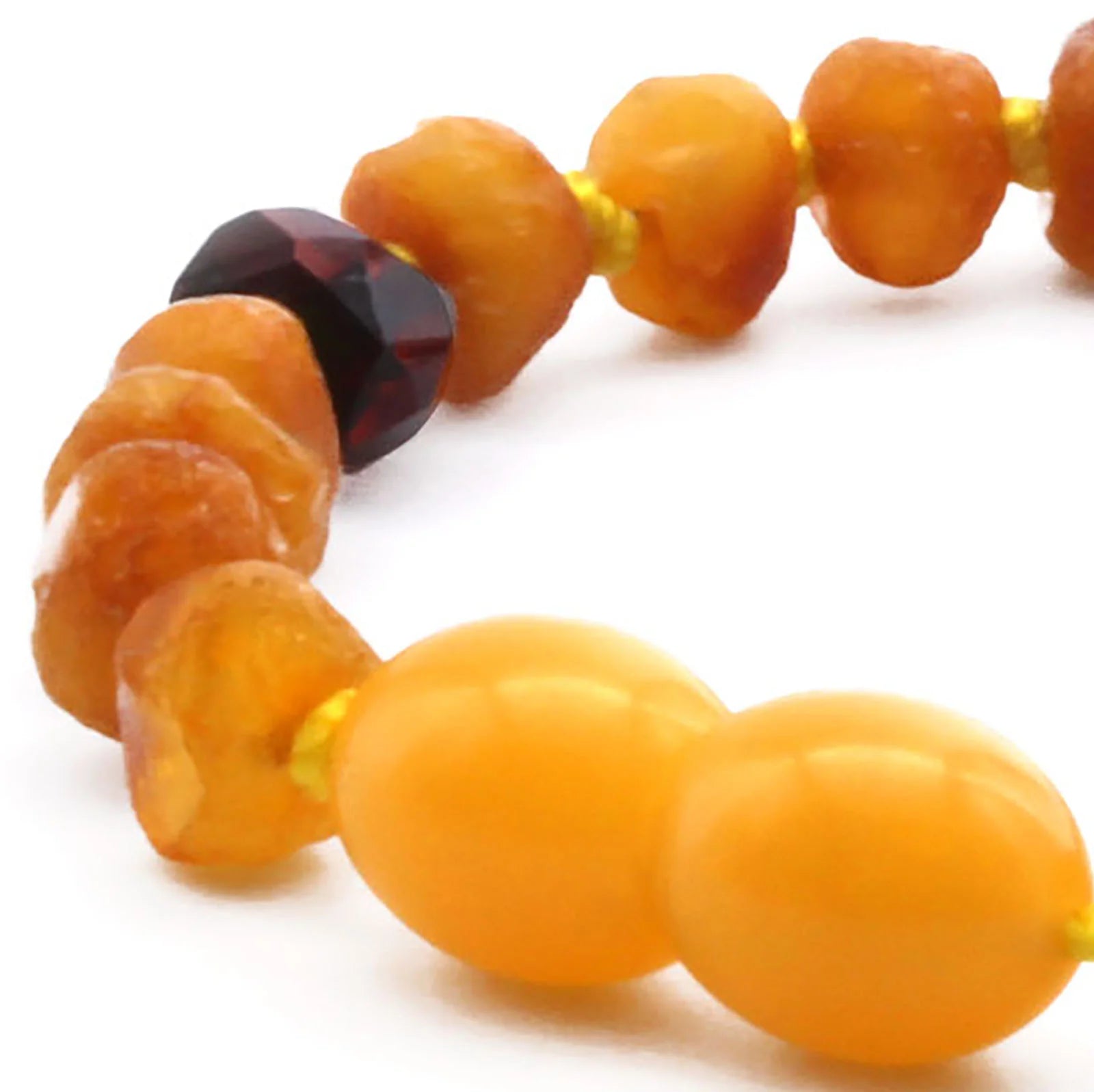 BALTIC AMBER BABY TEETHING BRACELETS LOT OF 10pcs - BAROQUE. LE388
