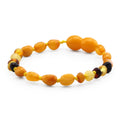 BALTIC AMBER BABY TEETHING BRACELETS LOT OF 10pcs - OLIVE. LE396