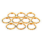BALTIC AMBER BABY TEETHING BRACELETS LOT OF 10pcs - OLIVE. LE396