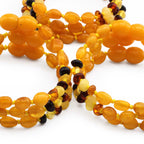 BALTIC AMBER BABY TEETHING BRACELETS LOT OF 10pcs - OLIVE. LE396