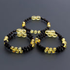BALTIC AMBER BABY TEETHING BRACELETS LOT OF 10pcs - BAROQUE. LE386