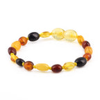BALTIC AMBER BABY TEETHING BRACELETS LOT OF 10pcs - OLIVE. XO54M1