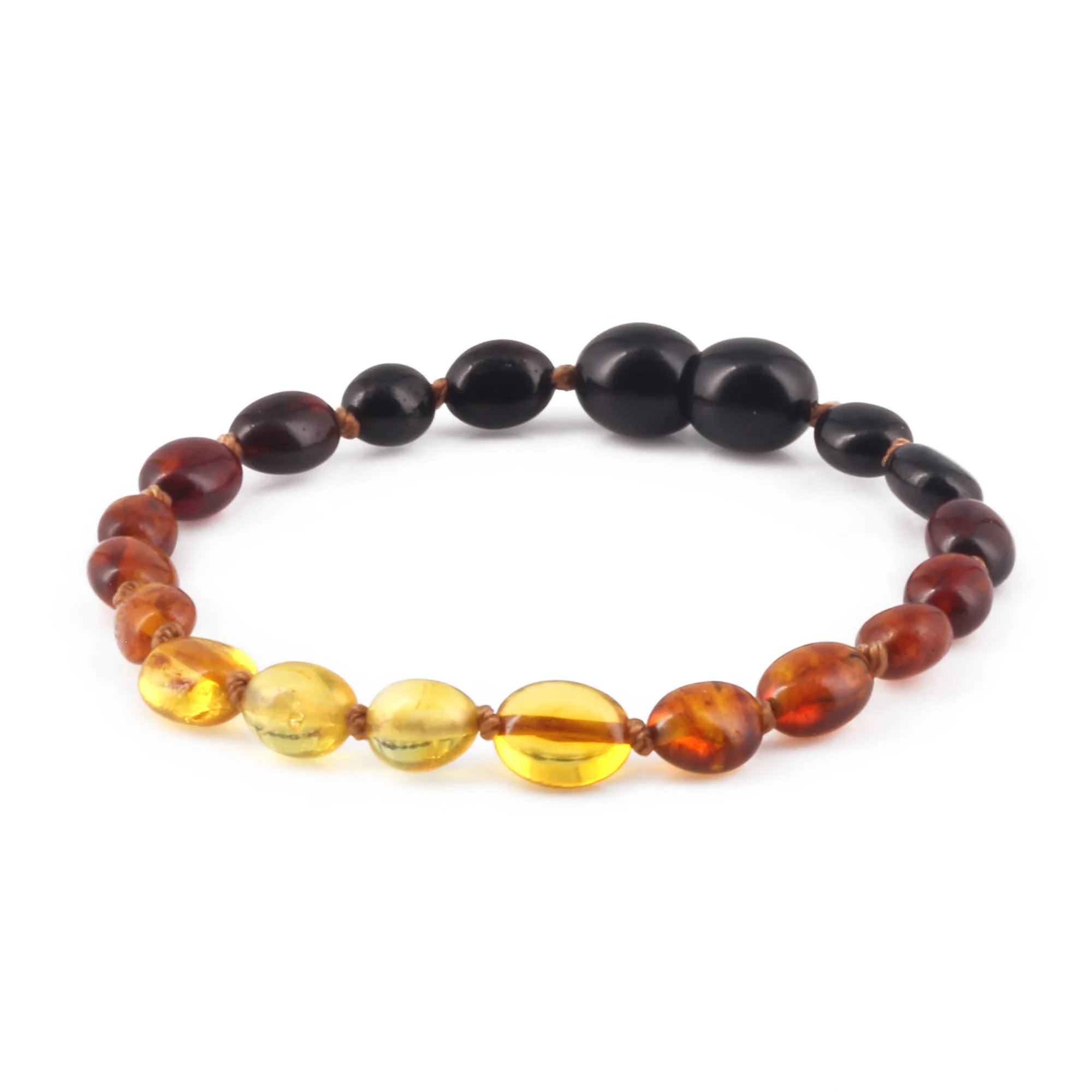 BALTIC AMBER JUNIOR BRACELETS LOT OF 10pcs - OLIVE. XO54R2