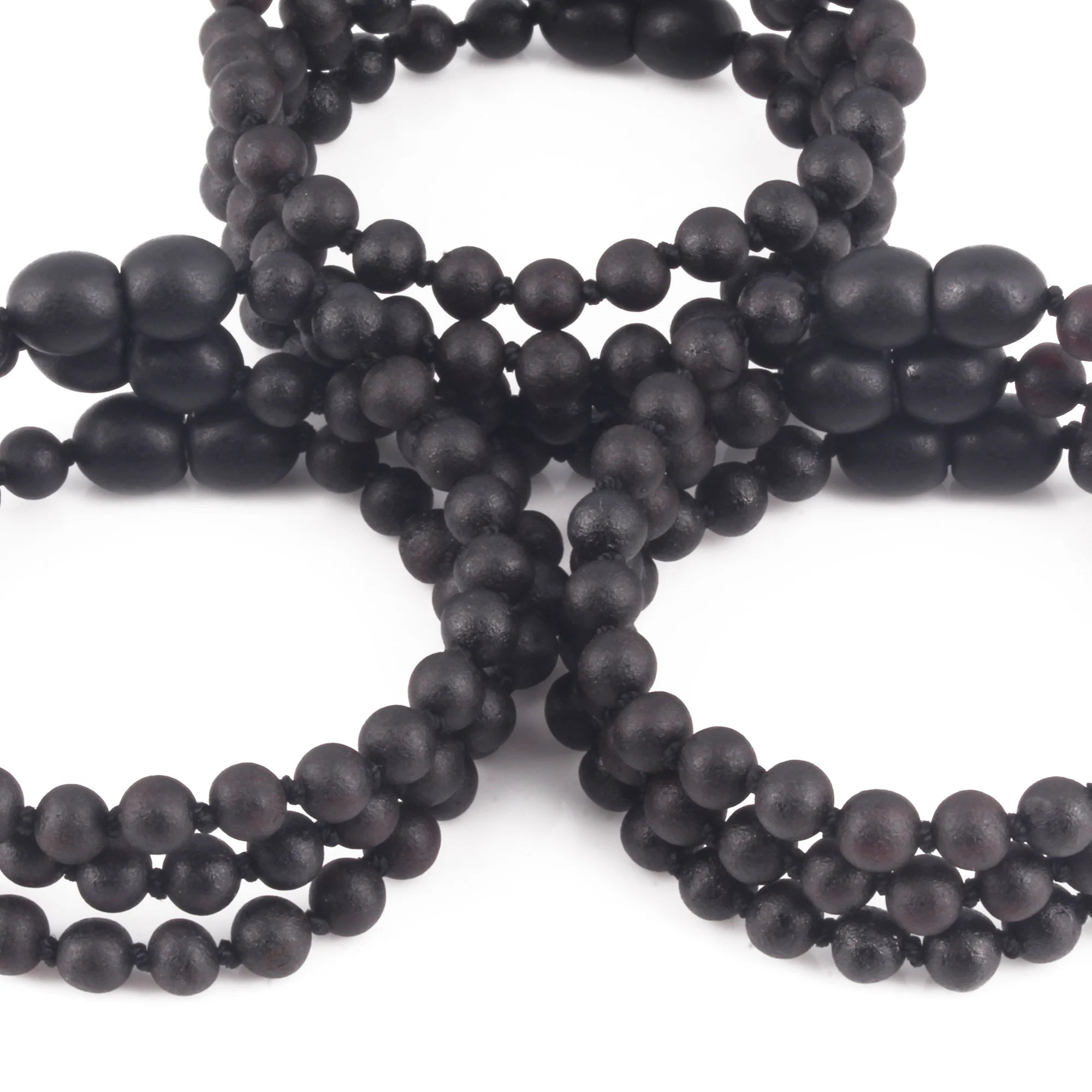 BALTIC AMBER BABY TEETHING BRACELETS LOT OF 10pcs - BAROQUE. XB54BM