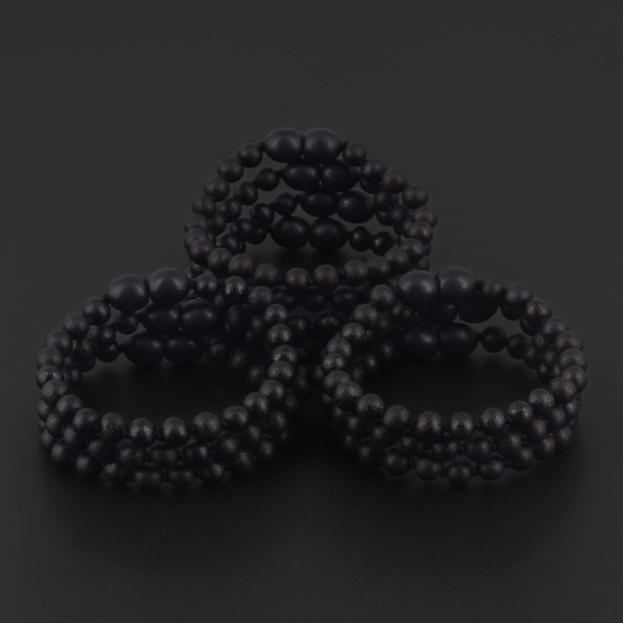 BALTIC AMBER BABY TEETHING BRACELETS LOT OF 10pcs - BAROQUE. XB54BM