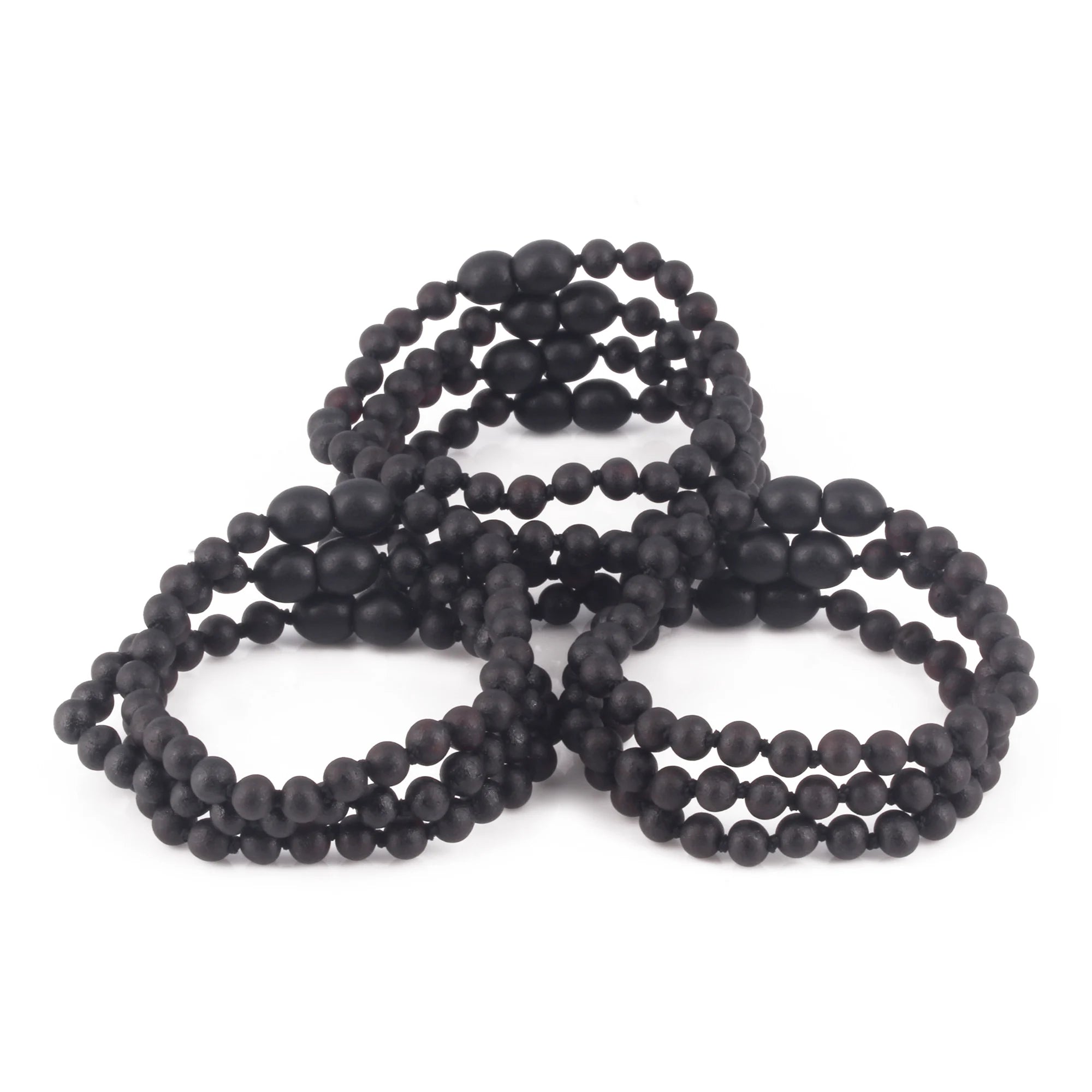 BALTIC AMBER JUNIOR BRACELETS LOT OF 10pcs - BAROQUE. XB54BM