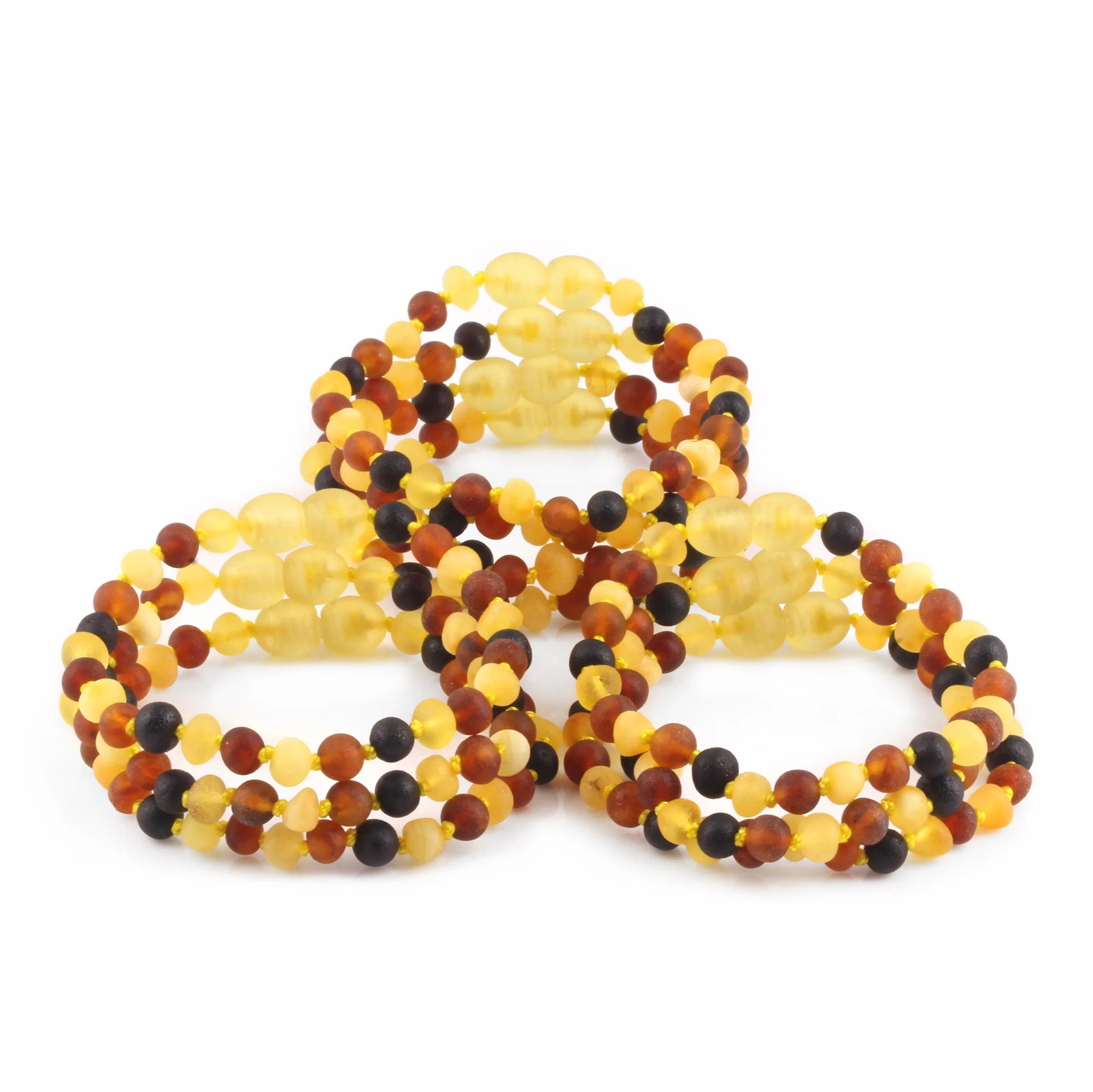 BALTIC AMBER JUNIOR BRACELETS LOT OF 10pcs - BAROQUE. XB54M1M