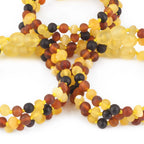 BALTIC AMBER JUNIOR BRACELETS LOT OF 10pcs - BAROQUE. XB54M1M