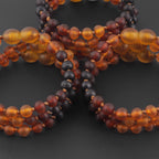 BALTIC AMBER BABY TEETHING BRACELETS LOT OF 10pcs - BAROQUE. XB55RB1M