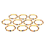 BALTIC AMBER JUNIOR BRACELETS LOT OF 10pcs - OLIVE. XO54M1