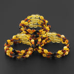 BALTIC AMBER JUNIOR BRACELETS LOT OF 10pcs - OLIVE. XO54M1