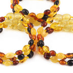 BALTIC AMBER BABY TEETHING BRACELETS LOT OF 10pcs - OLIVE. XO54M1