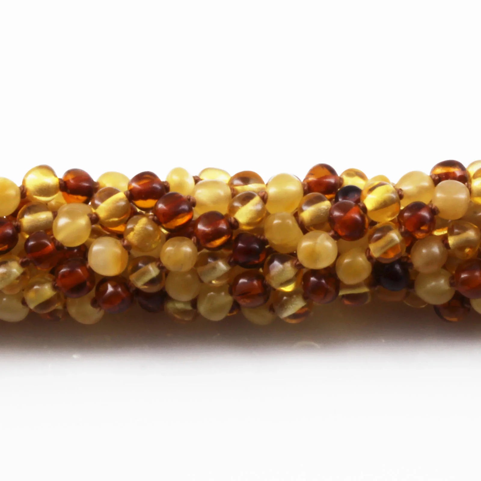 BALTIC AMBER BABY TEETHING BRACELETS LOT OF 10pcs - BAROQUE. BE198