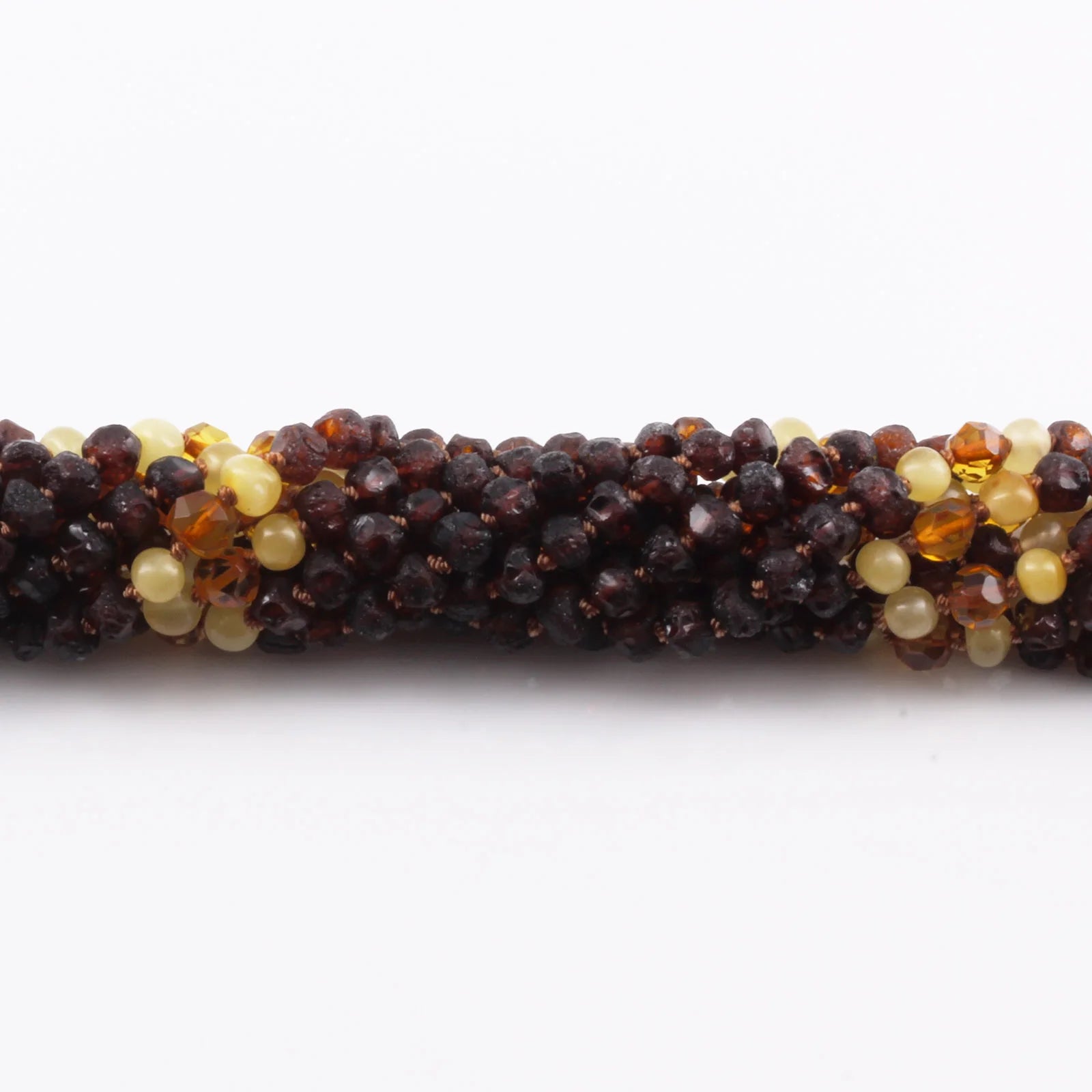 Baltic Amber Baby Teething Necklace Baroque Cognac Rough Finish - Wholesale Lot of 10pcs - 32cm / 12.6in - BE207