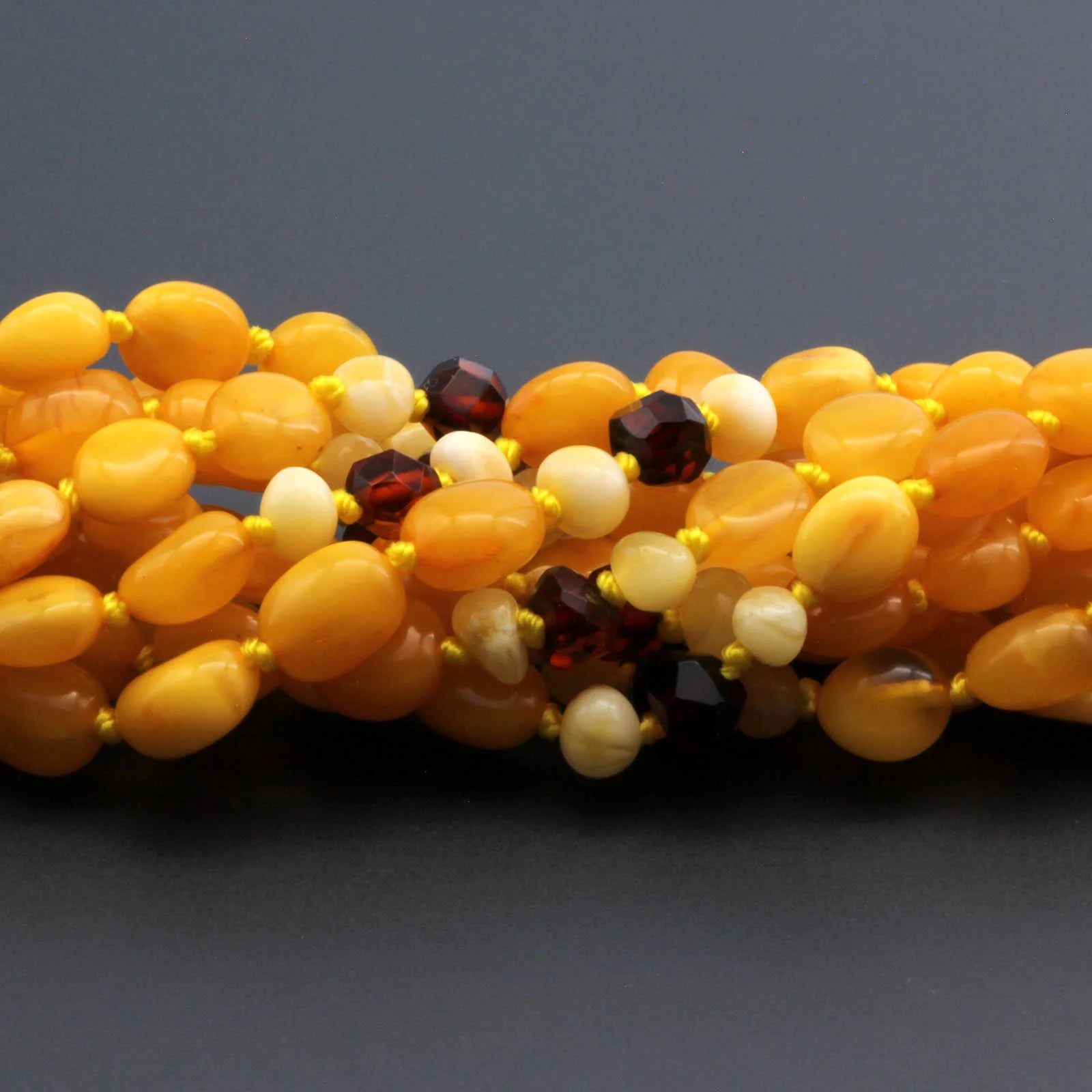 BALTIC AMBER BABY NECKLACES LOT OF 10pcs - OLIVE. BE194